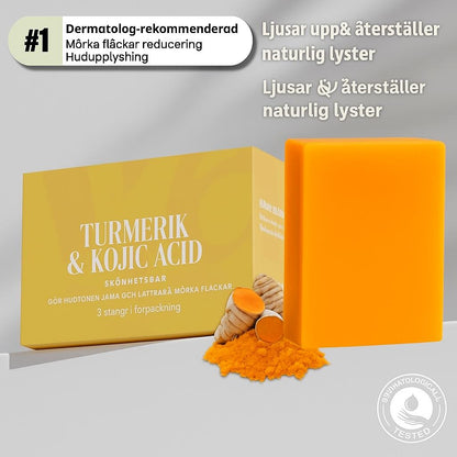 Citron Honung Gurkmeja Kojic Tvål